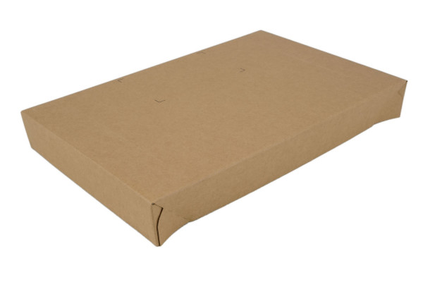 Wellpappe Stanzverpackung, 1-teilig Deckelteil, 450x285x55 mm, 1-wellig, 1.50 B