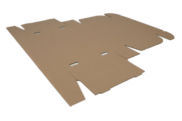 Wellpappe Stanzverpackung, 500x305x110 mm, 2-wellig (2.40 BC)
