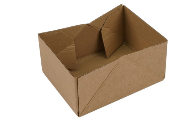 Wellpappe Stülpdeckelkarton Boden, 170x125x85 mm, 1-wellig, 1.20 B