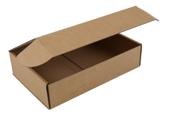 Wellpappe Stanzkarton für 3 Kunststoffschubladen, 327x225x78 mm, 1-wellig, 1.40 BC