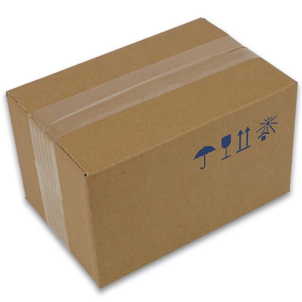 Wellpappe Faltkarton, 230x150x130 mm, 1-wellig, 1.40c