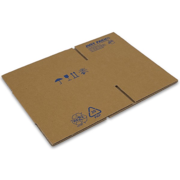 Wellpappe Faltkarton, 230x150x130 mm, 1-wellig, 1.40c