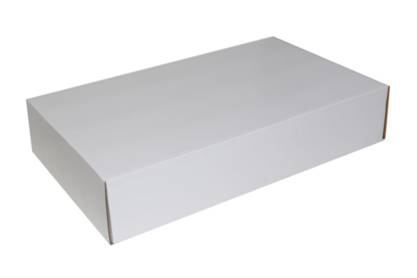 Wellpappe Stanzverpackunng, 1-teilig Deckelteil, 730x445x145 mm, 2-wellig, 230 gr./m² GD2 auf FB-Welle