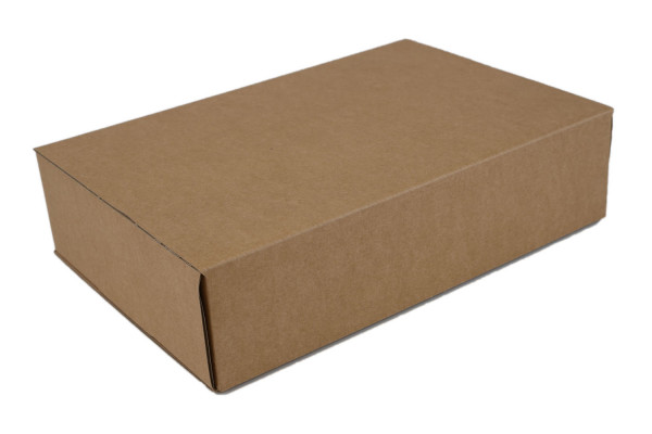 Wellpappe Stanzkarton für 3 Kunststoffschubladen, 327x225x78 mm, 1-wellig, 1.40 BC