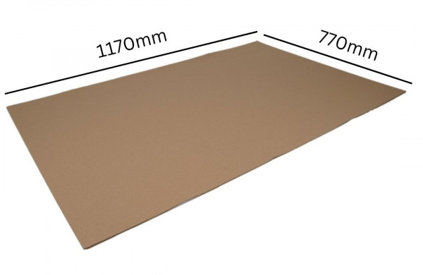 Wellpappe Zuschnitt, 770x1.170 mm, 2-wellig, 2.20bc