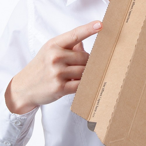 Wellpappe Ordnerverpackung, 320x290x35-80 mm