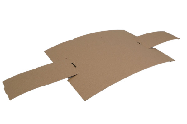 Wellpappe Stülpdeckelkarton Boden, 280x90x100 mm, 1-wellig, 1.20 E
