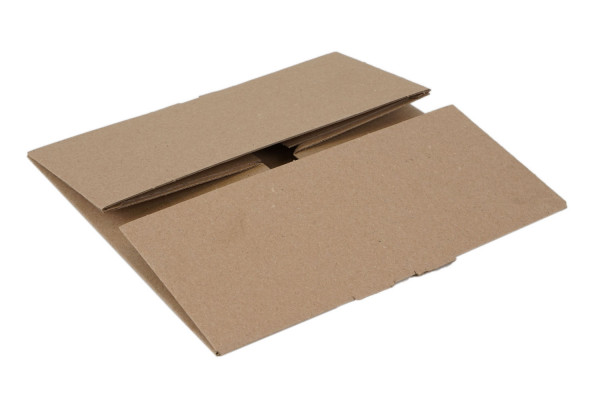 Wellpappe Stülpdeckelkarton Boden, 218x218x100 mm, 1-wellig, 1.20 E
