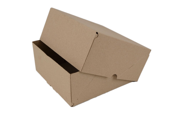 Wellpappe Stülpdeckelkarton Boden, 218x218x100 mm, 1-wellig, 1.20 E