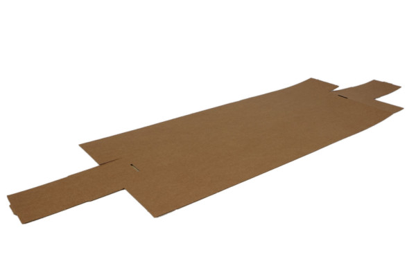 Wellpappe Stülpdeckelkarton Boden, 580x90x100 mm, 1-wellig, 1.20 E