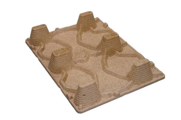 Pressholz-Palette, ca. 4.7 kg Eigengewicht (100% recyclable)