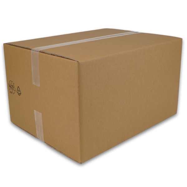 Wellpappe Faltkarton, 600x465x340 mm, 2-wellig, 2.60bc