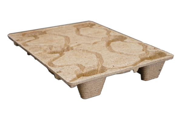 Pressholz-Palette, ca. 4.7 kg Eigengewicht (100% recyclable)