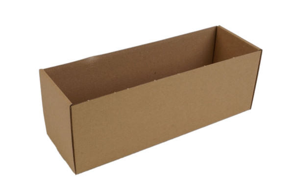 Wellpappe Stülpdeckelkarton Boden, 280x90x100 mm, 1-wellig, 1.20 E