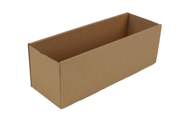 Wellpappe Stülpdeckelkarton Deckel, 280x90x100 mm, 1-wellig, 1.20 E