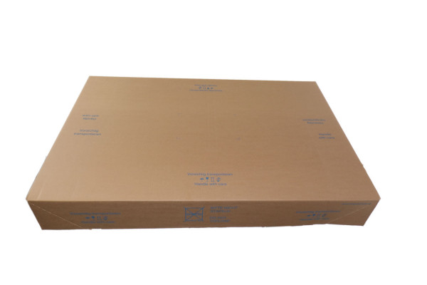 Wellpappe Deckel, selbstaufrichtend mit Vierpunktklebung, 1200x800x150 mm