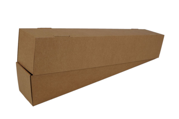 Wellpappe Stülpdeckelkarton Boden, 580x90x100 mm, 1-wellig, 1.20 E