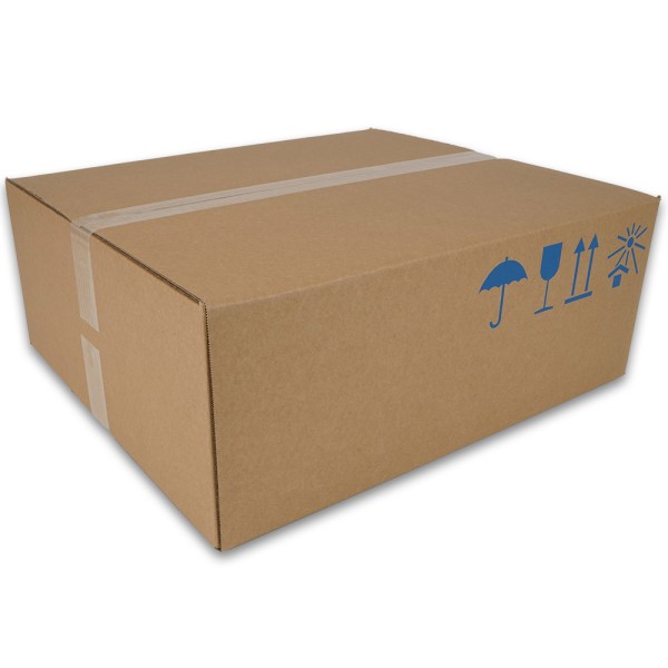 Wellpappe Faltkarton, 550x480x200 mm, 2-wellig, 2.30bc