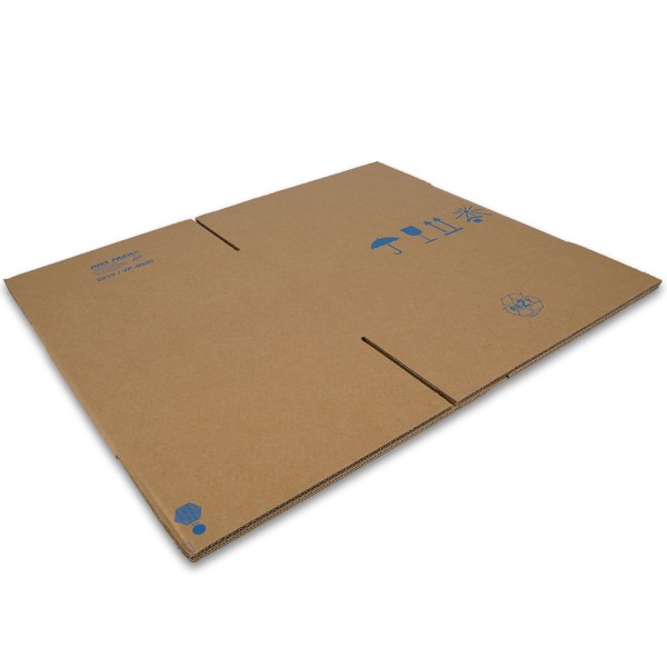 Wellpappe Faltkarton, 450x350x320 mm, 2-wellig, 2.50bc