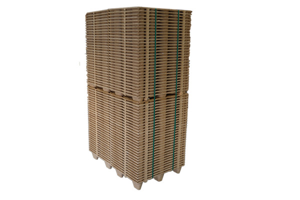 Pressholz-Palette, ca. 4.7 kg Eigengewicht (100% recyclable)