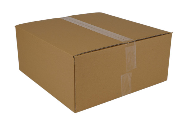 Wellpappe Faltkarton, 460x460x190 mm, 2-wellig, 2.50bc